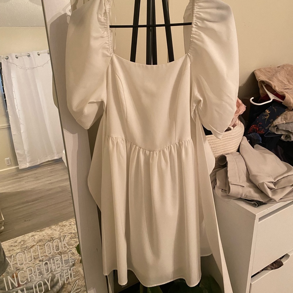 White dress